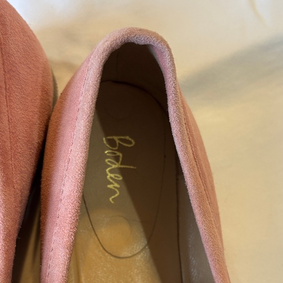 Boden Dusty Pink Suede Loafers - Picture 2 of 7